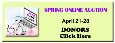 Spring Online Auction April 21-28 Donors click here